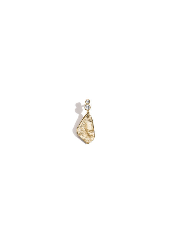 Elysia Leaf Diamond Earring