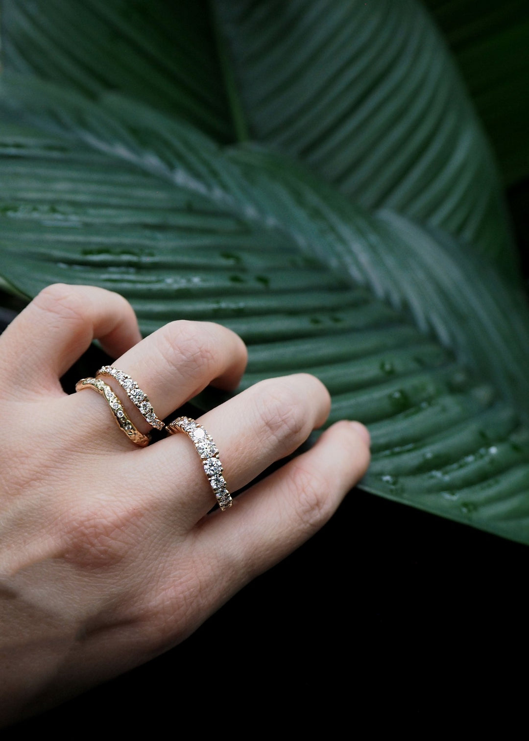 Elysia Serenade Grande Diamond Ring - Soleya Jewellery