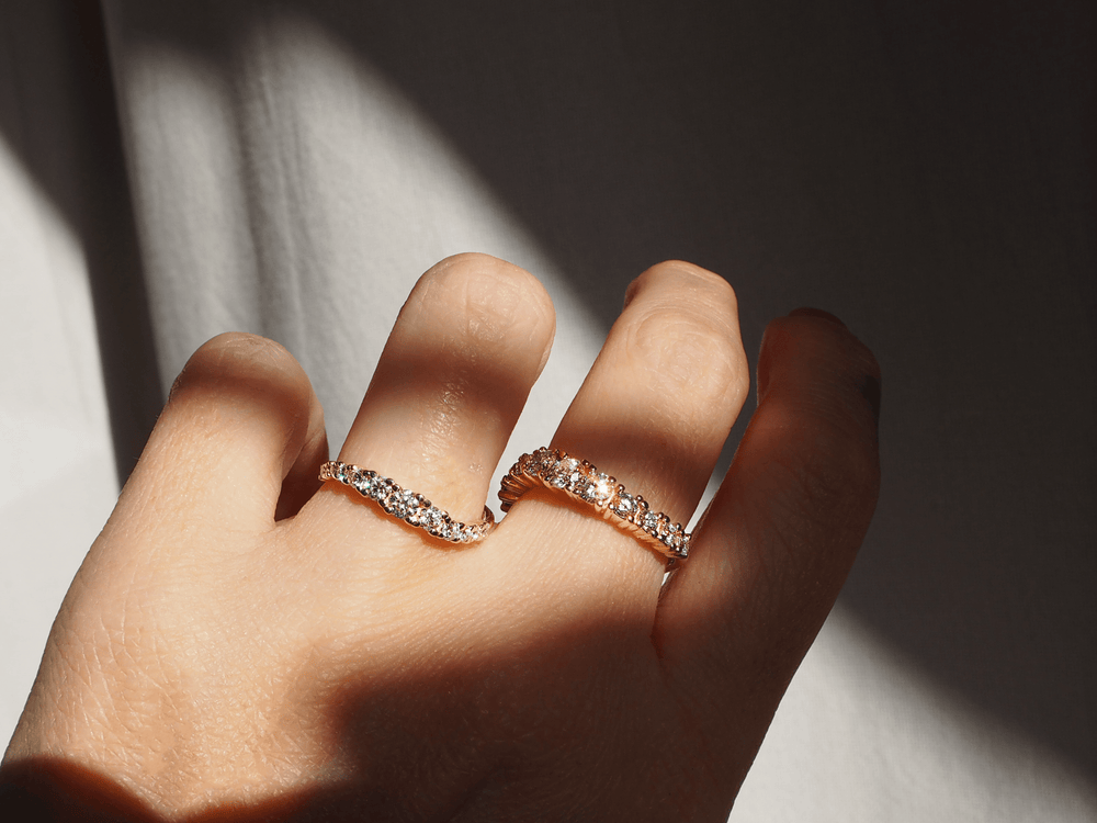 Elysia Serenade Grande Diamond Ring - Soleya Jewellery