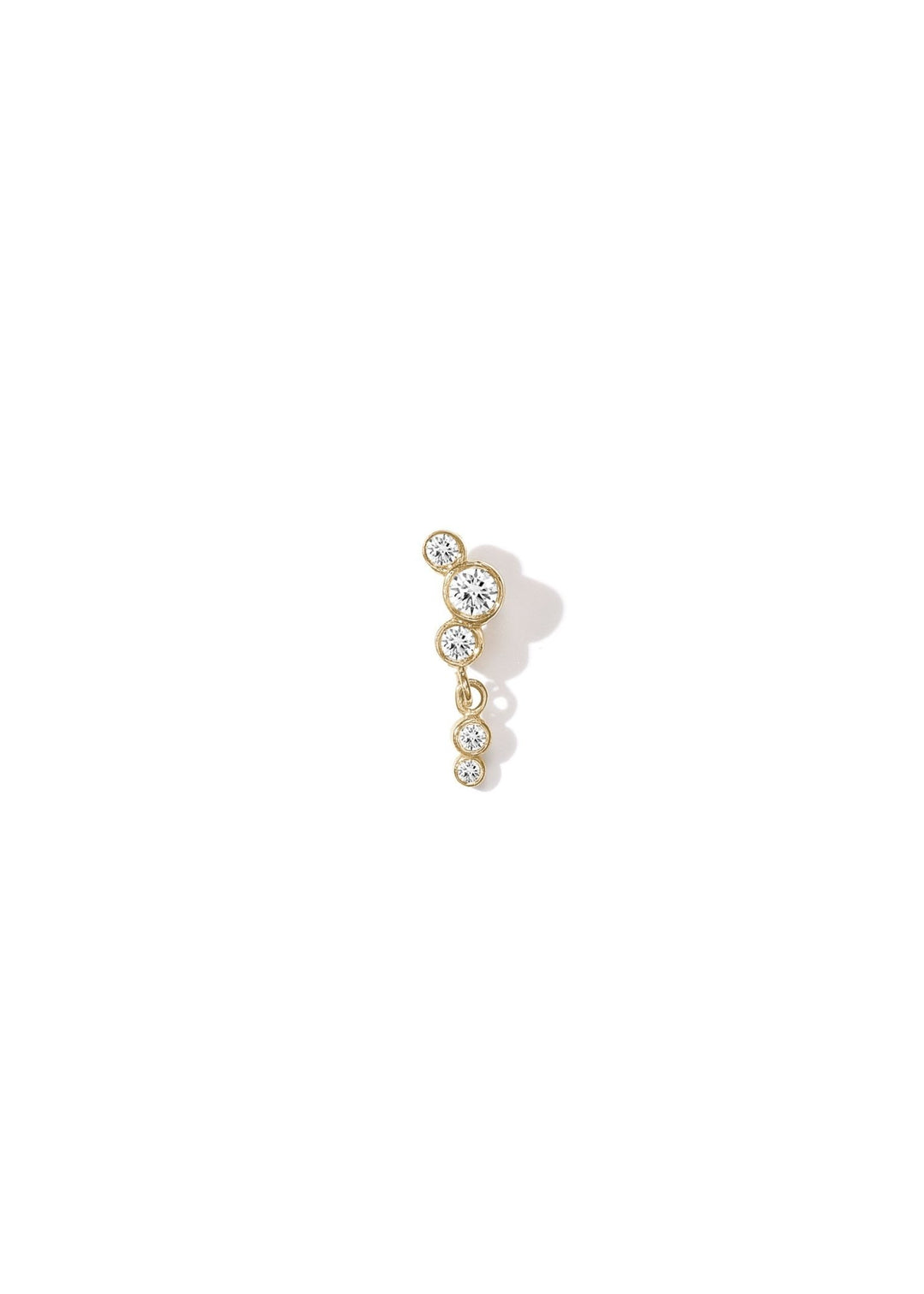 Elysia Whisper Grande Diamond Earring - Soleya Jewellery