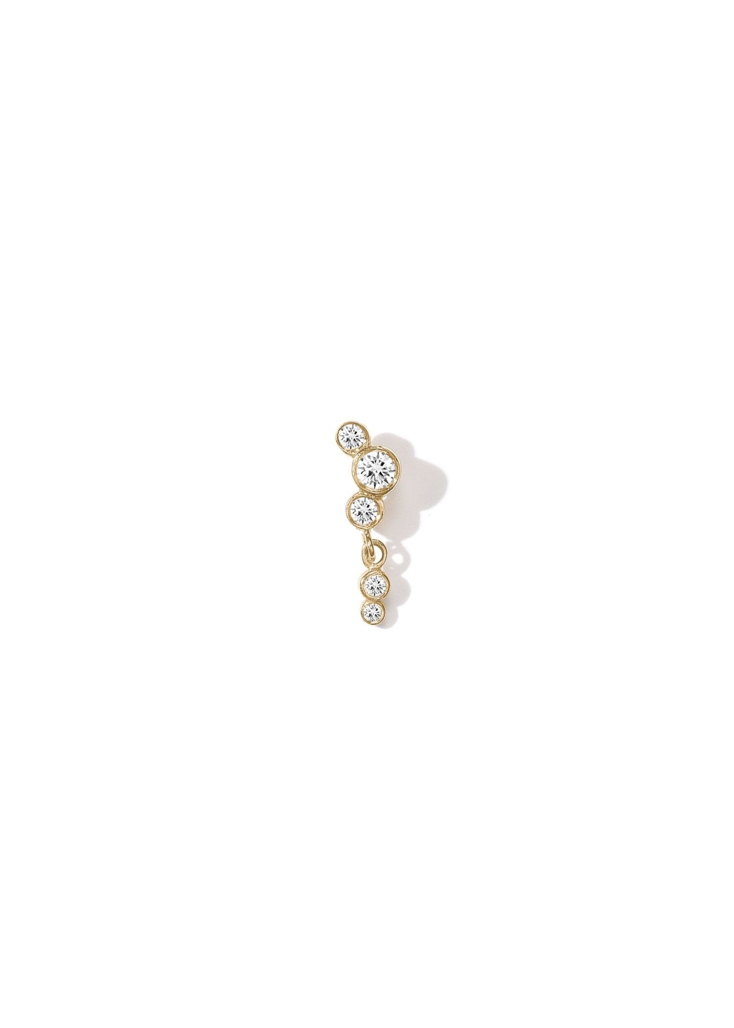 Elysia Whisper Grande Diamond Earring - Soleya Jewellery