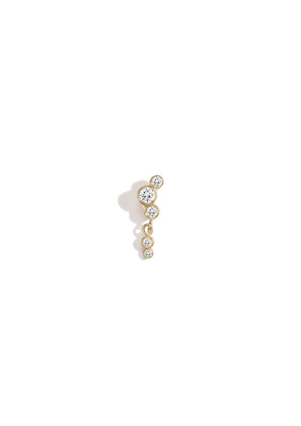 Elysia Whisper Grande Diamond Earring - Soleya Jewellery